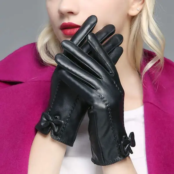 Women'S Fleece Thickened Warm Gloves 27274785C