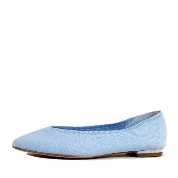 Breathable Knit Slip On Flats