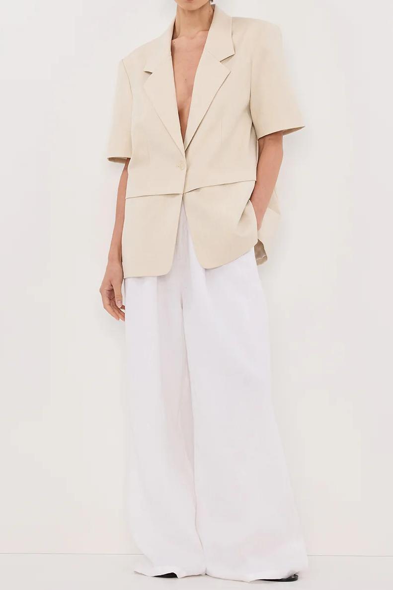 SAND SHORT SLEEVE BLAZER