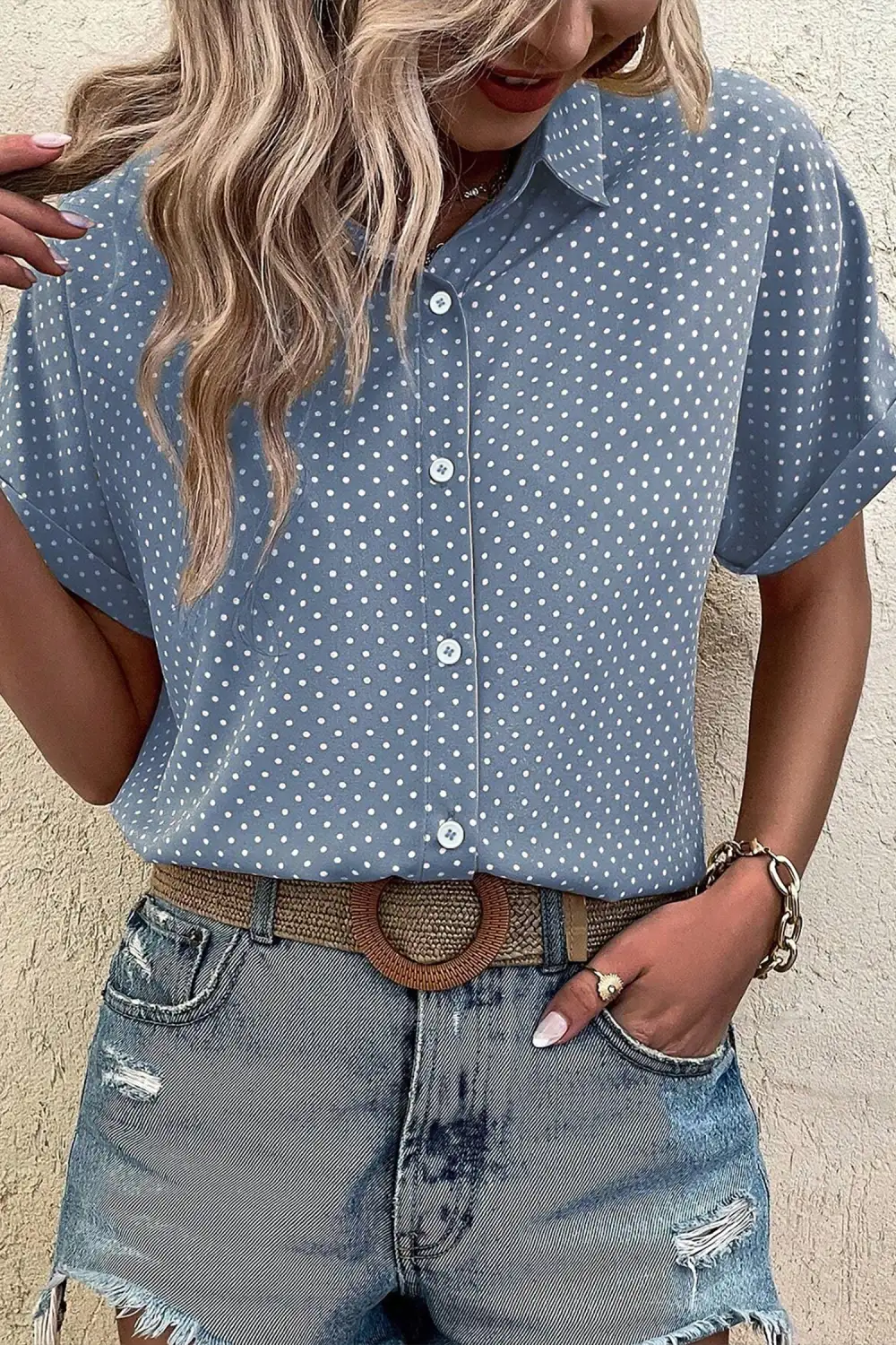 Short Sleeve Printed Casual Shirt