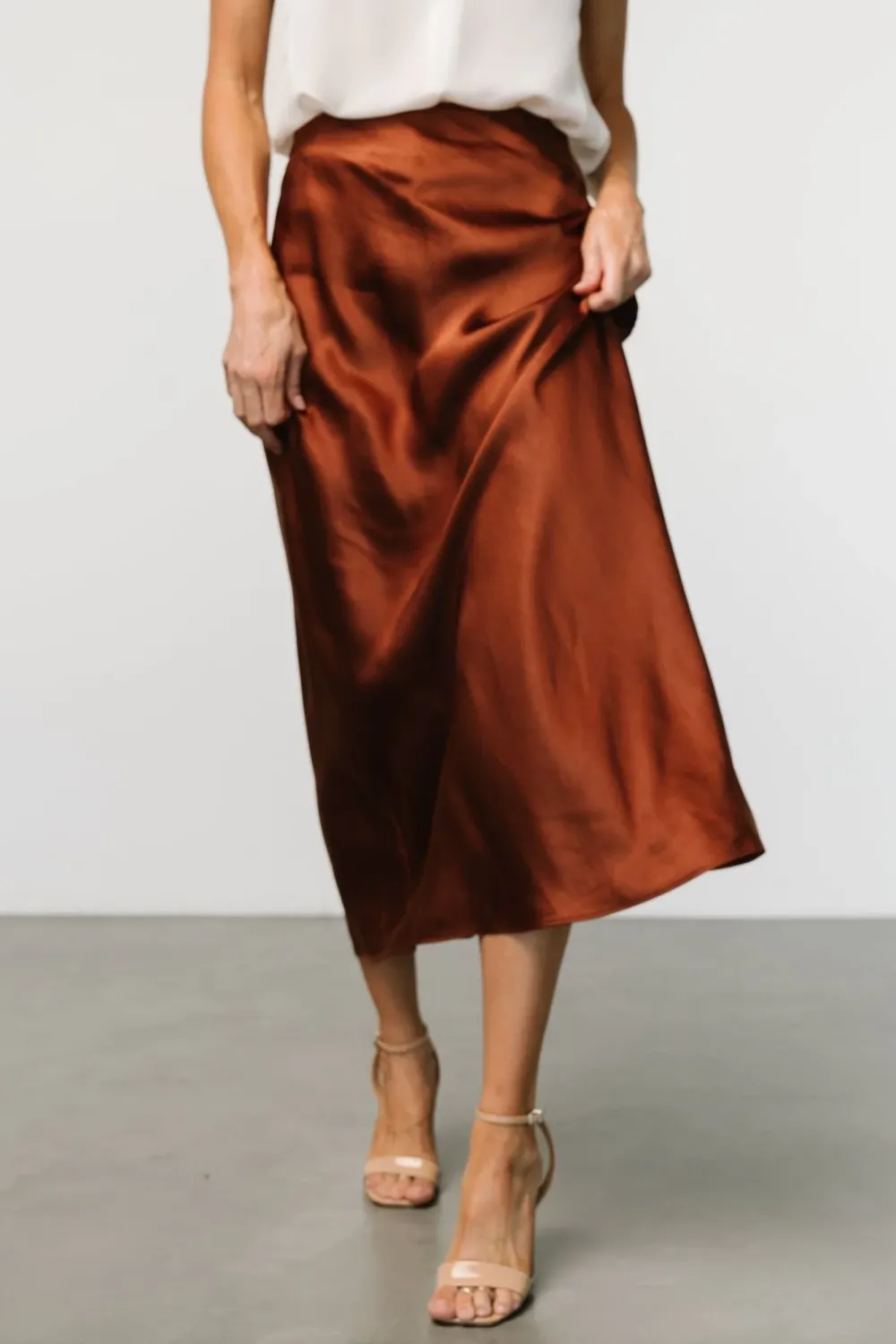 Basic Versatile Solid Color Comfortable Skirt