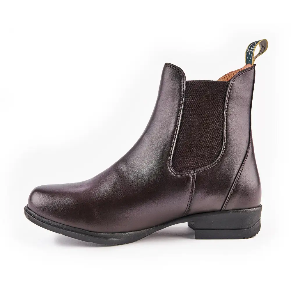 Refined Easy-Care Leather Riding Boots