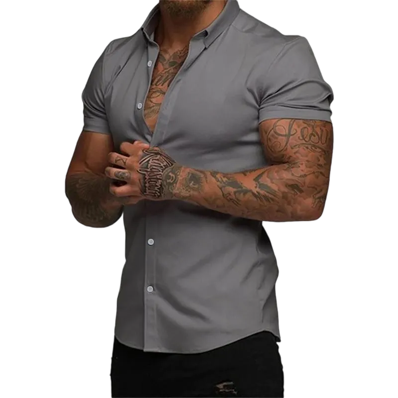 10PACK-Mens Casual Button Down Shirt