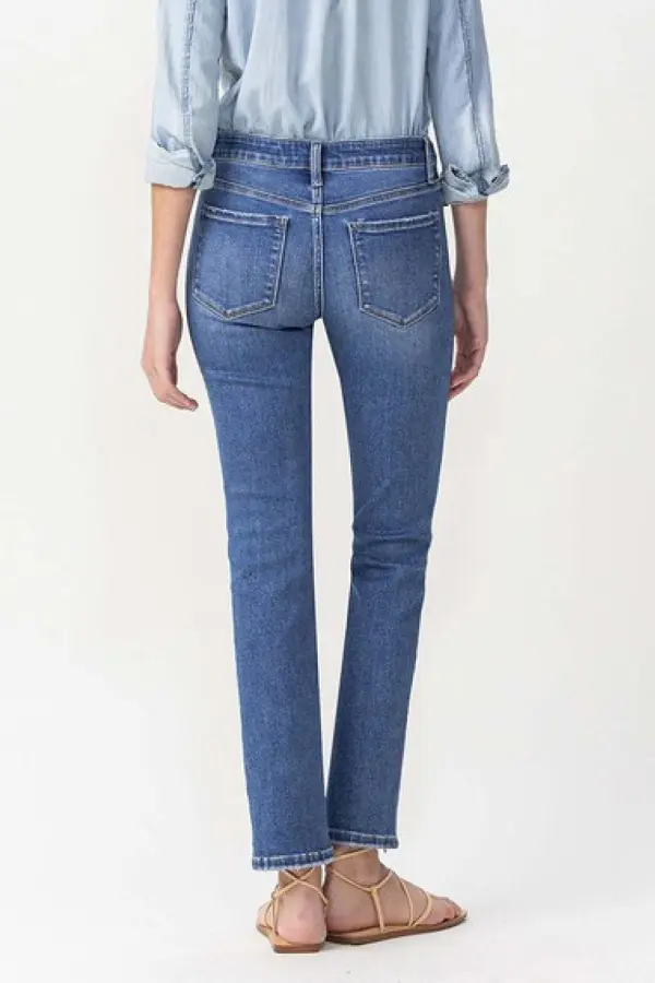 Classic Straight Leg Denim Jeans