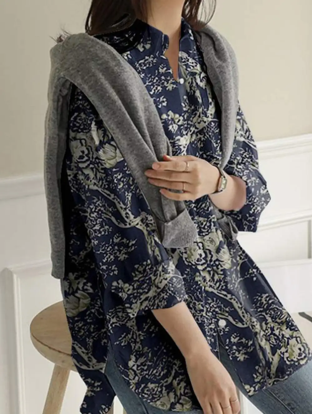 Digital Printed Irregular Shirt