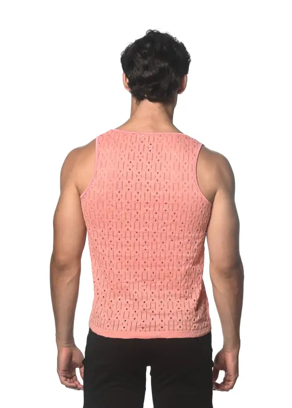 Understated Textured Knit Tank Top
