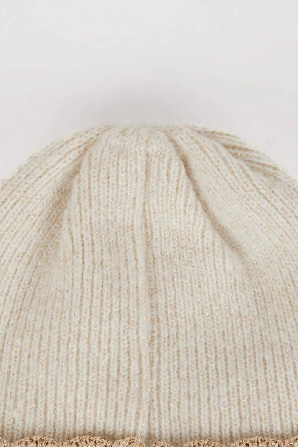 Beige Thickened Knitted Cap