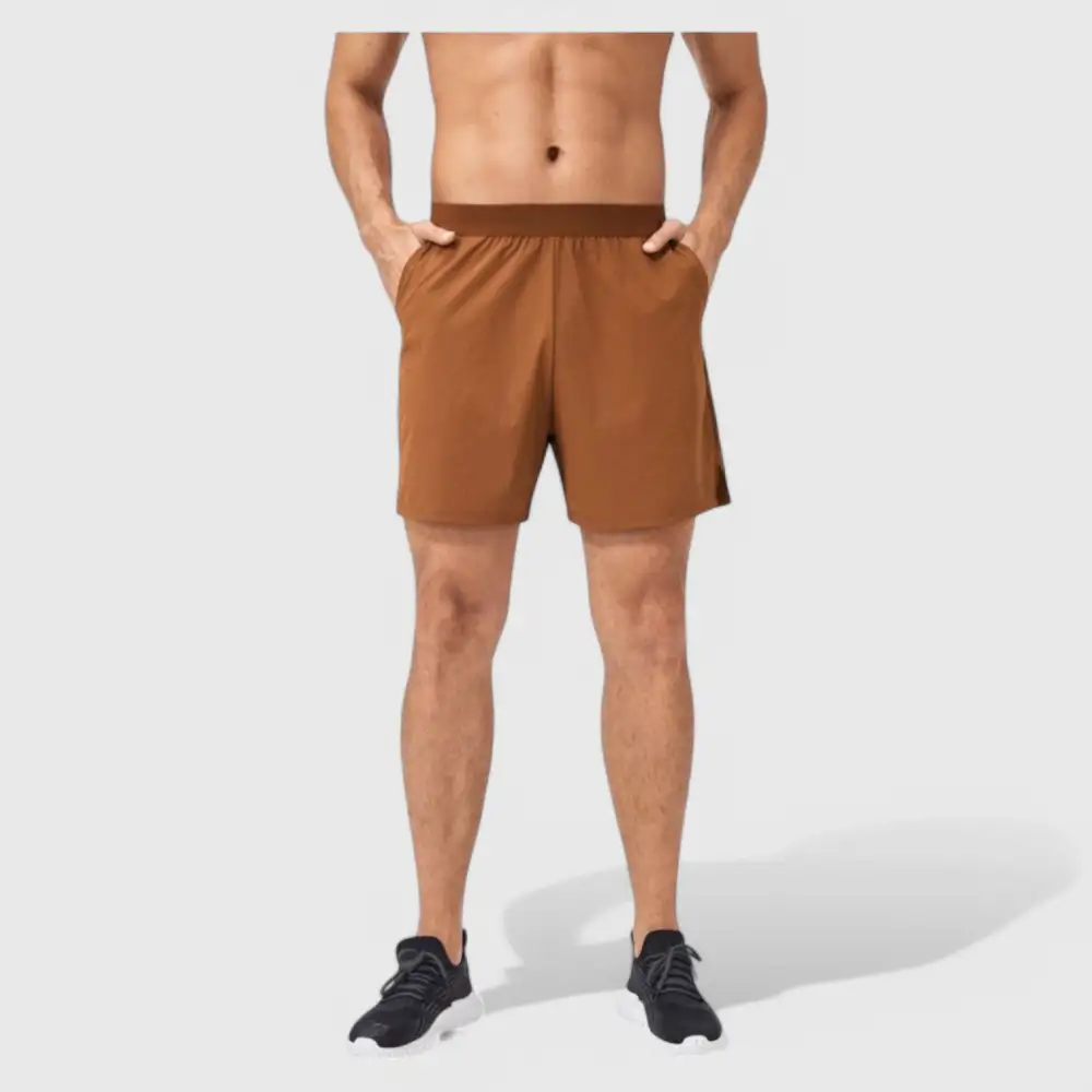 Elastic-Waist Quick-Dry Lightweight Men's Athletic Shorts