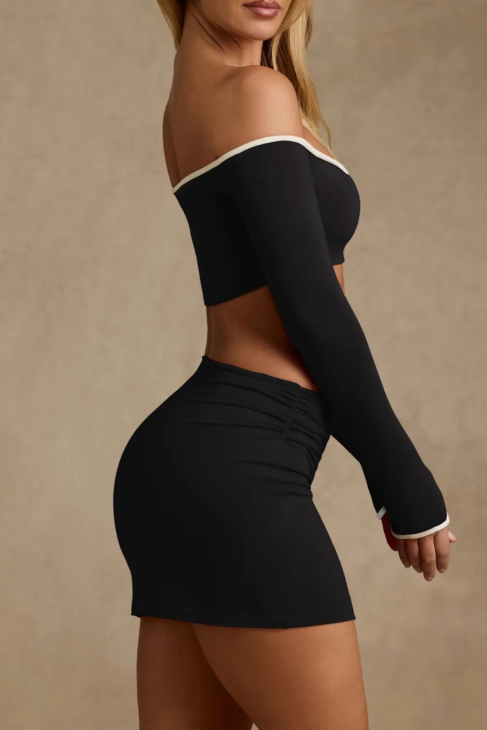 Casual Minimalist Stretch Breathable Knit Top