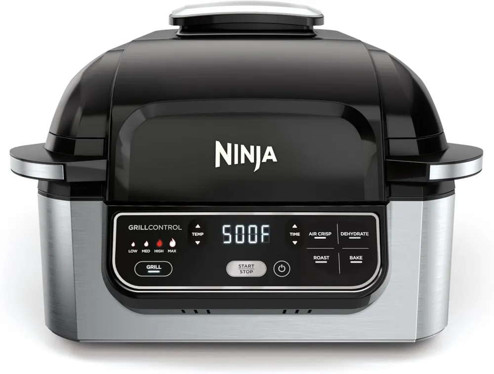 Ninja EG201 Foodi 6-in-1 Indoor Grill with Air Fry