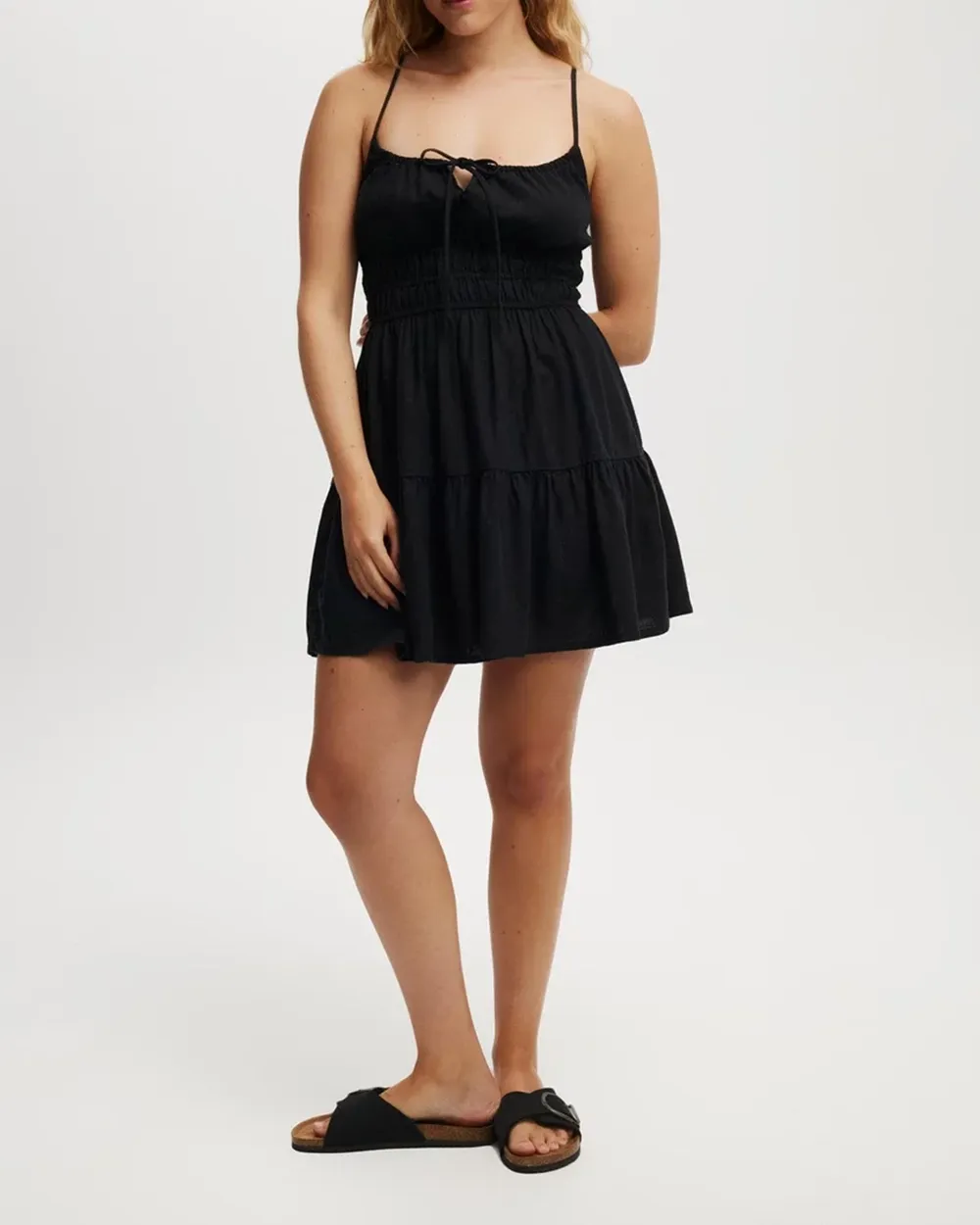 Tiered Mini Dress