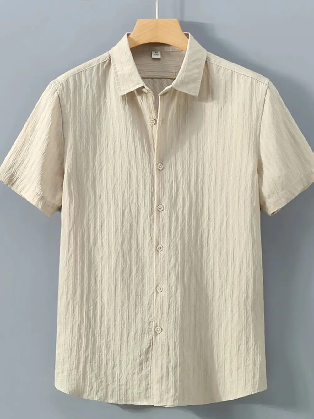 Short-Sleeve Breathable Button-Up Shirt