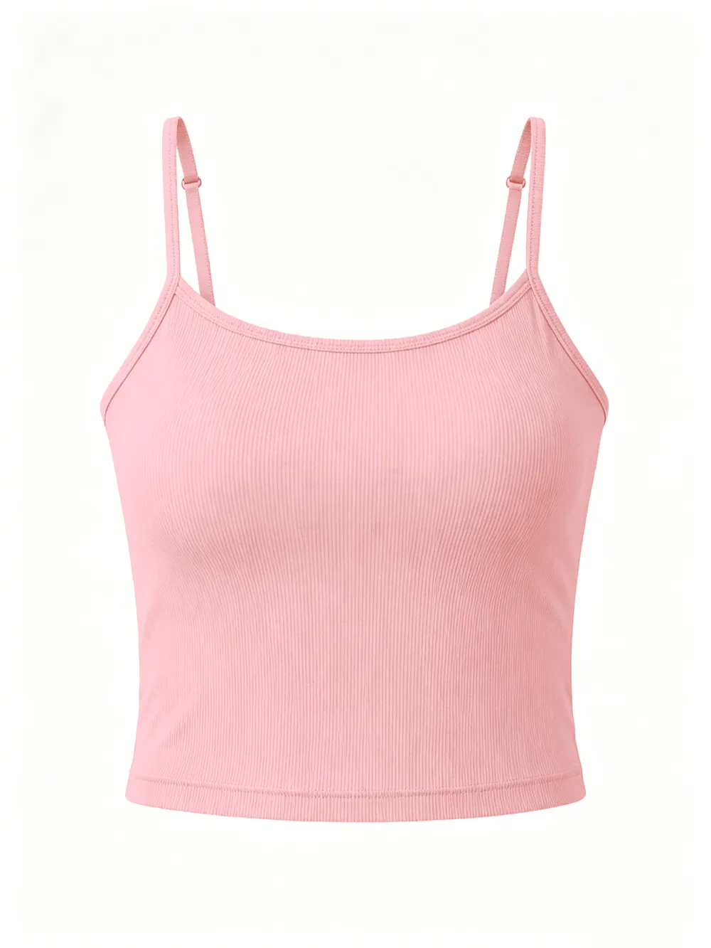 Women's Solid Ribbed Cami Tank Top