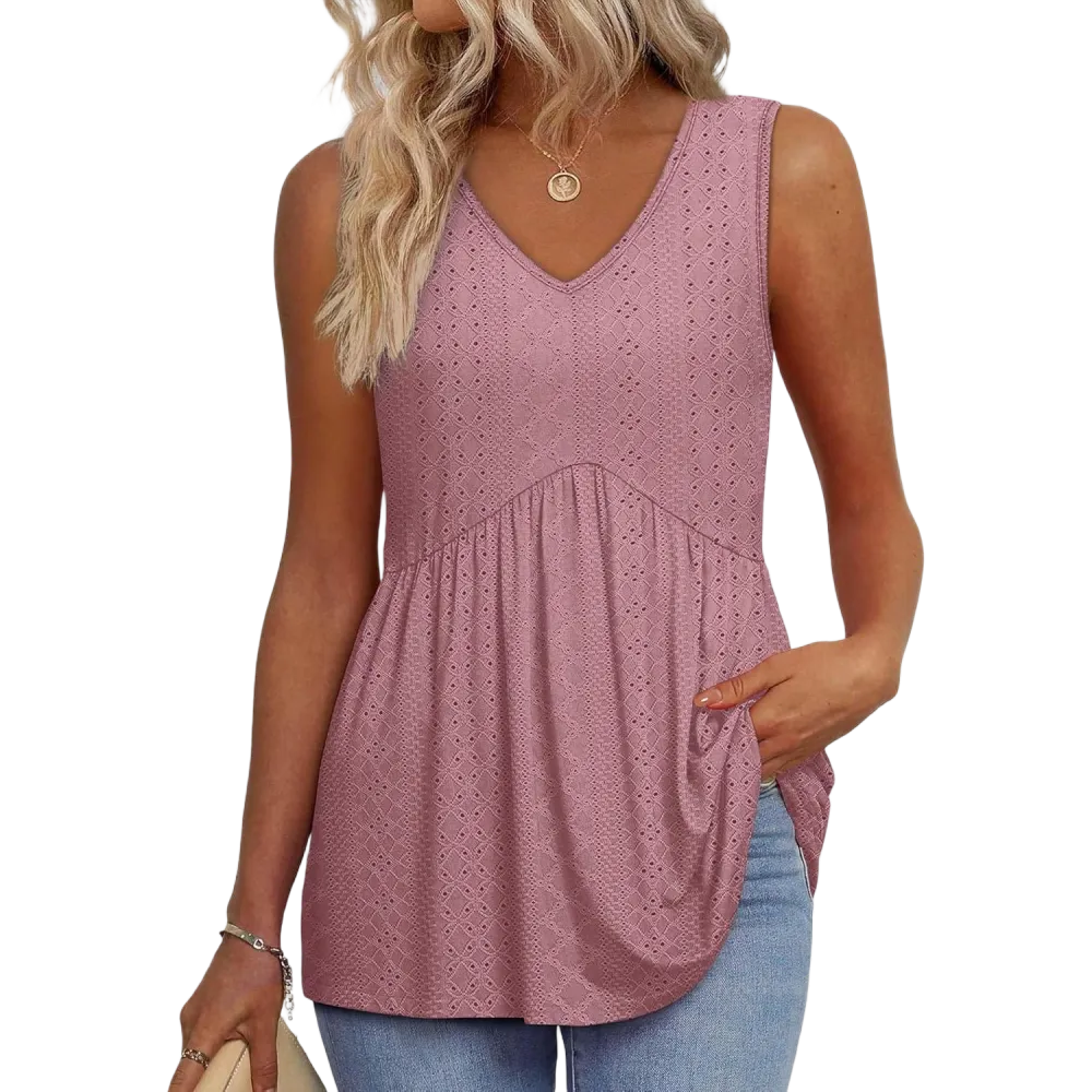 Women's V Neck Tank Tops