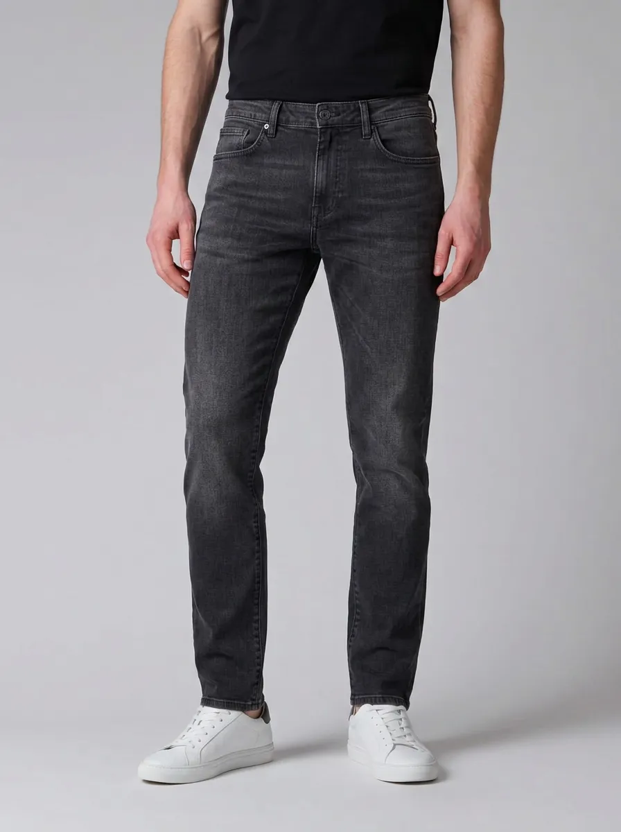 Men's Classic Flexible Slim Fit Stretch Denim Jeans