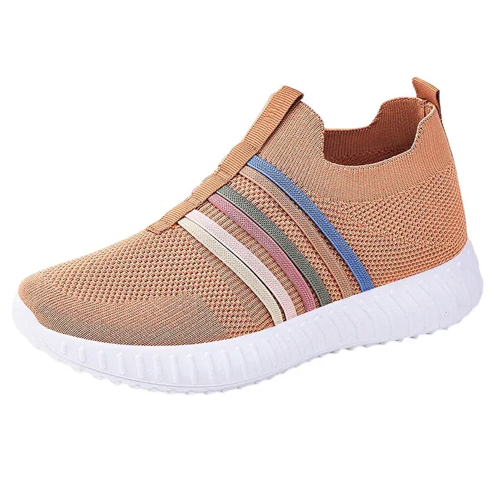 Breathable Mesh Slip On Sneakers