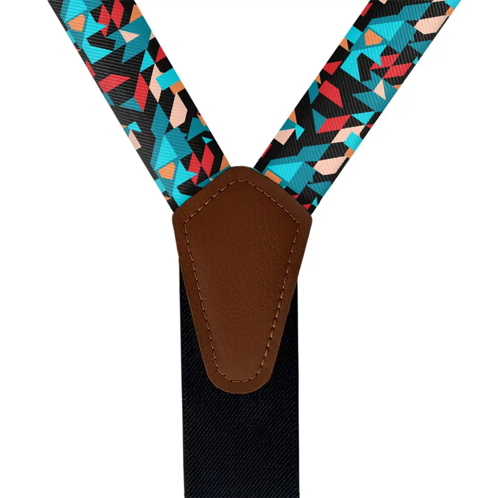 Seventh Sense Geo Pattern Suspenders