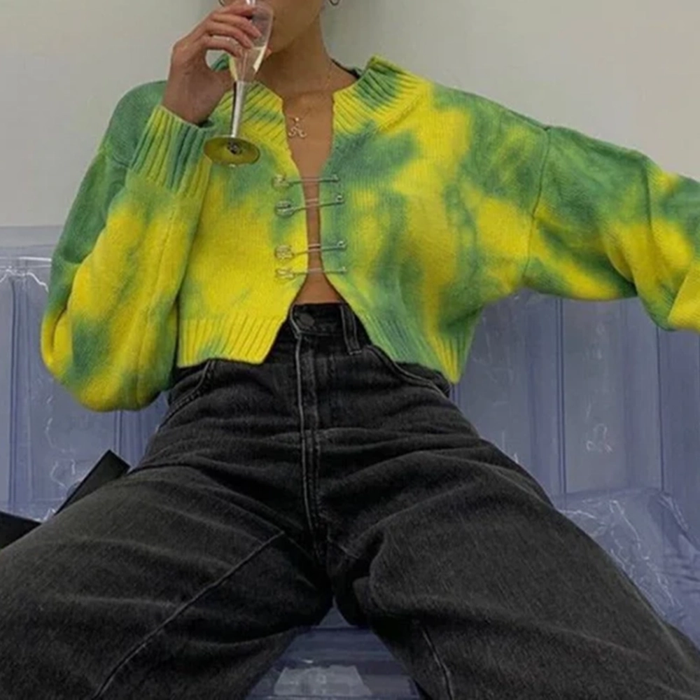 Safety Pin Knitted Cardigan