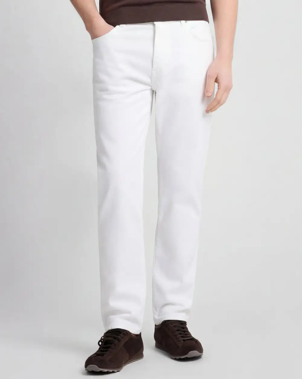 Linen Denim Five-Pocket Pants