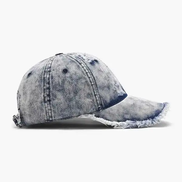 Distressed Cotton Adjustable Hat