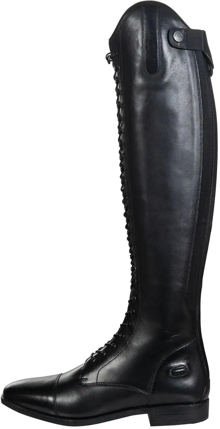 Easy-Wear Leather Tall Riding Boots