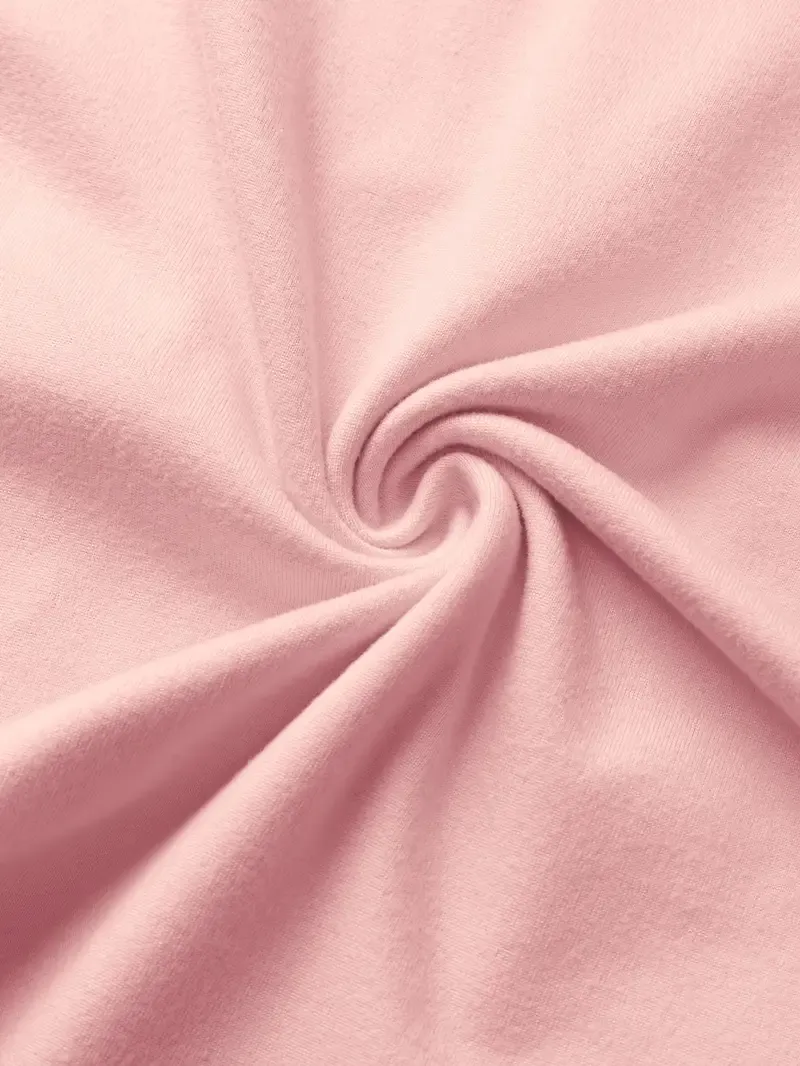 (3-SETS)Women'S Casual  Print Short Sleeve Round Neck TightJumpsuit And Waist Tie Wide Leg Pants With Pockets Set