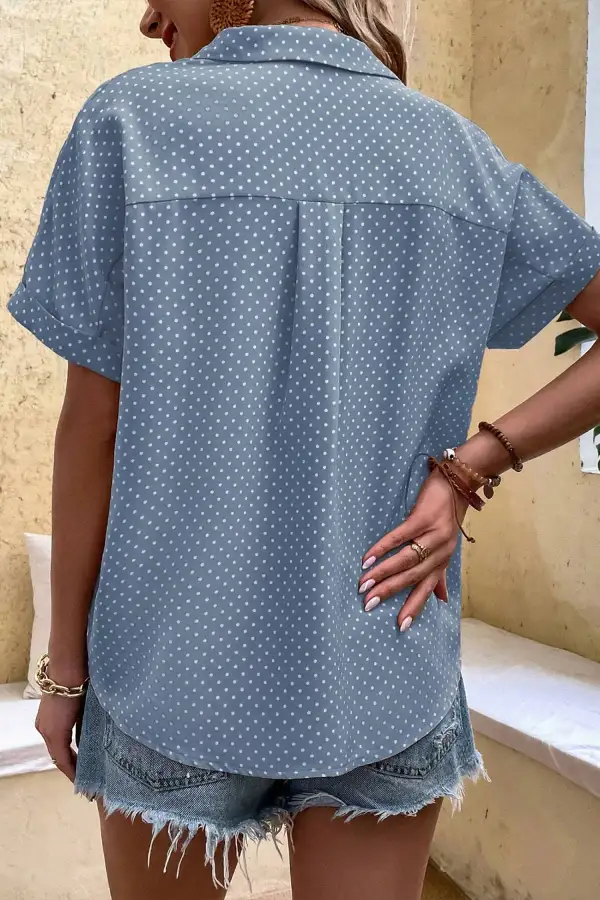 Short Sleeve Printed Casual Shirt