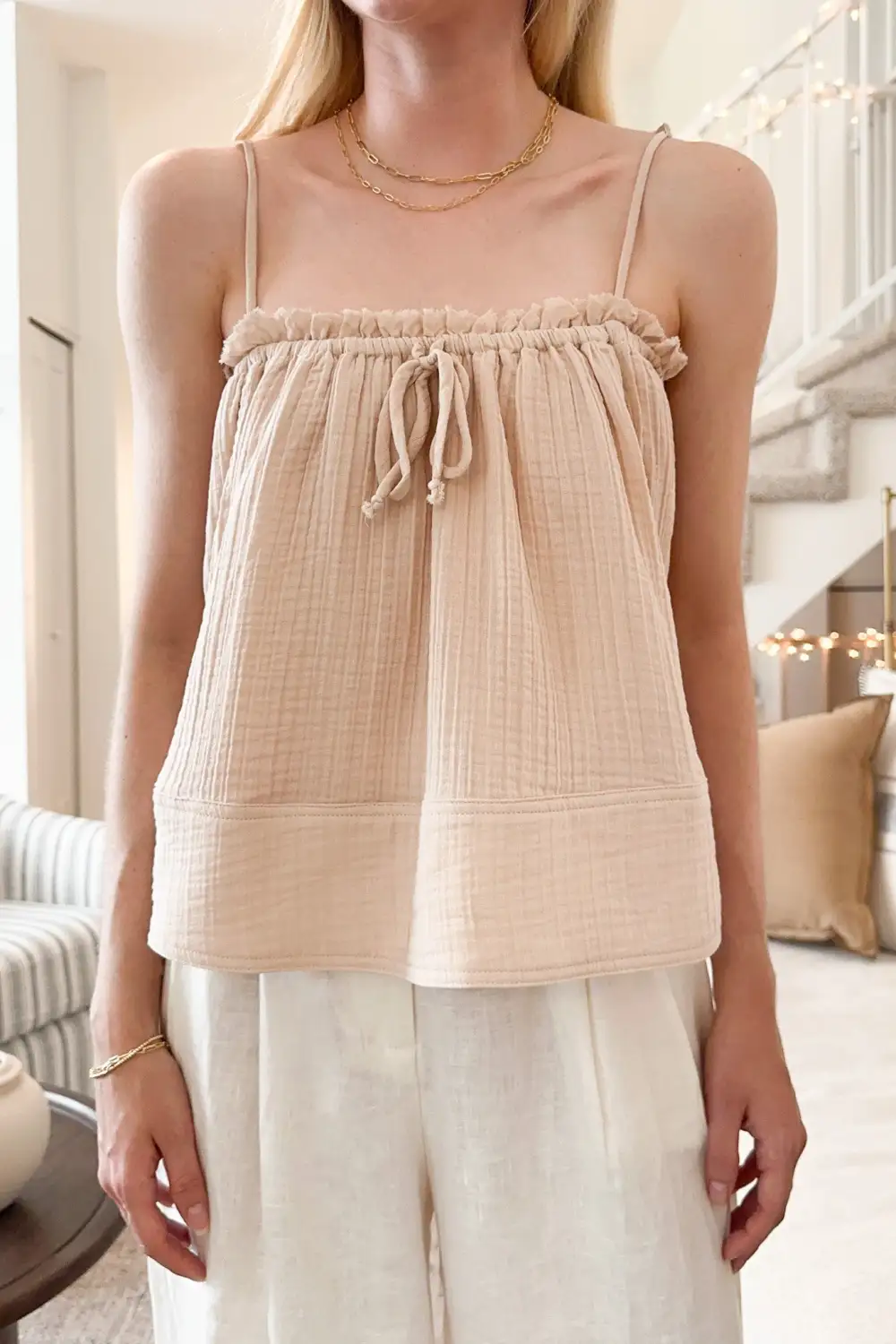 Laid Back Soft Cotton Blouse