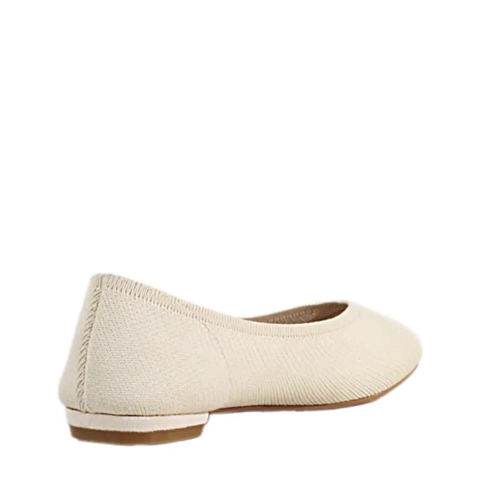 Breathable Knit Slip On Flats