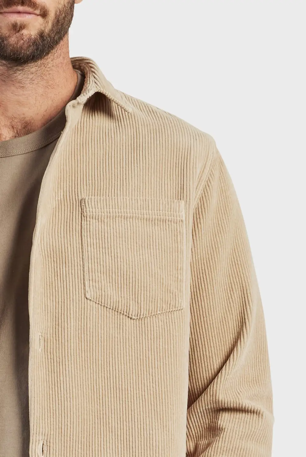 Lebowski Cord Overshirt-Navy