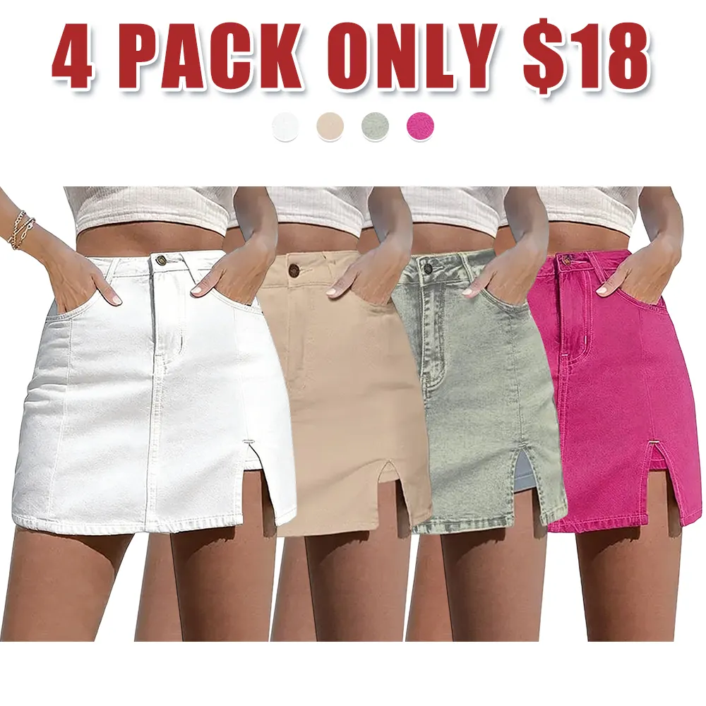 Women's Stretch Denim Skort