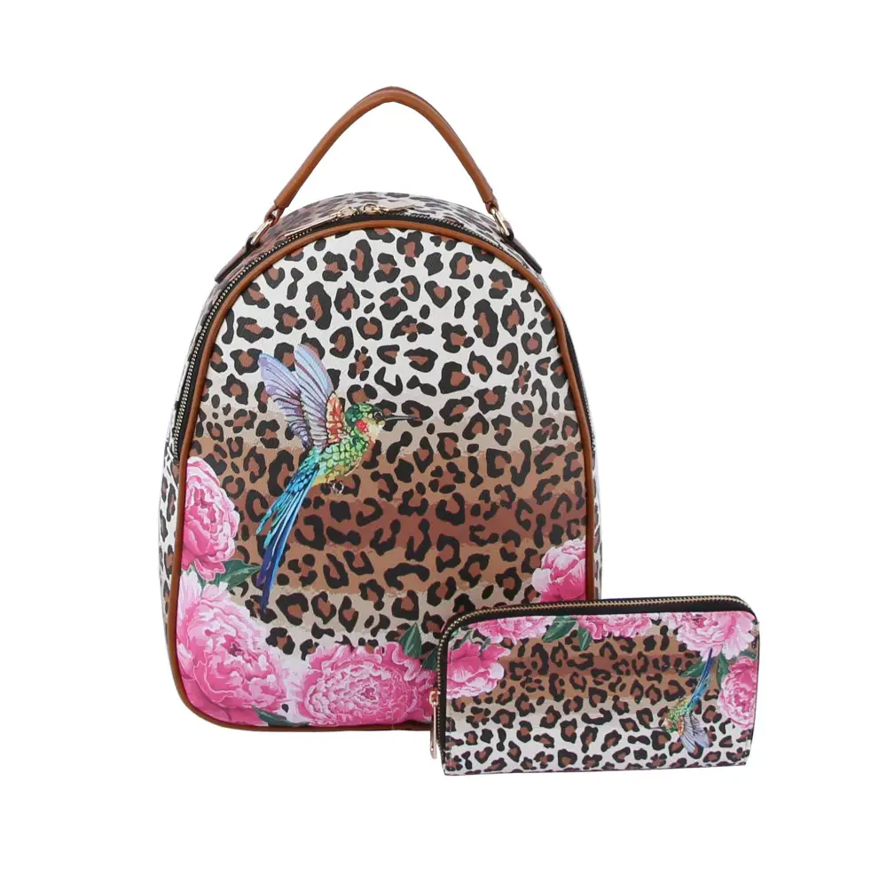 Animal Print Travel Backpack