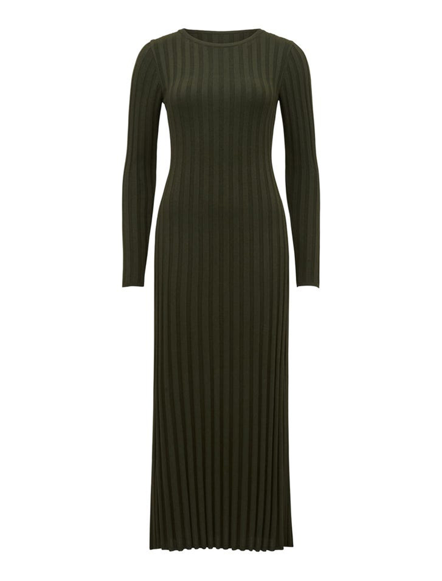 Crew-Neck Knit Dress
