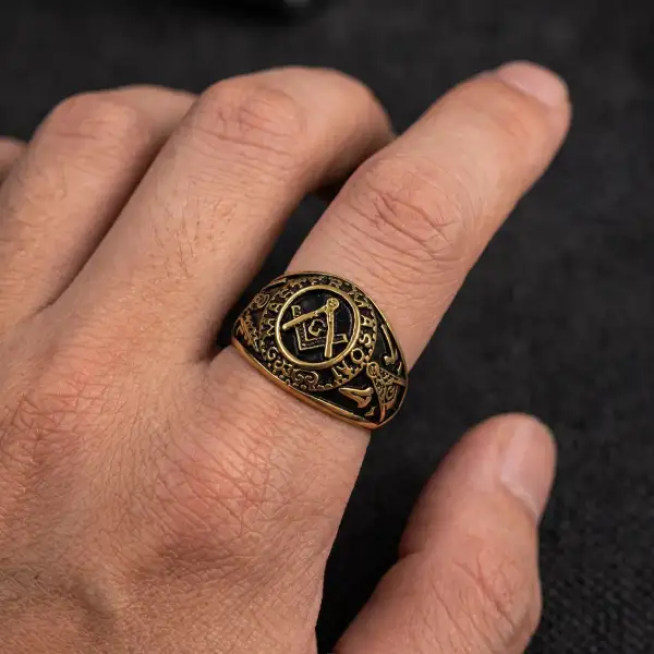 Men's Master Mason Degree Ring