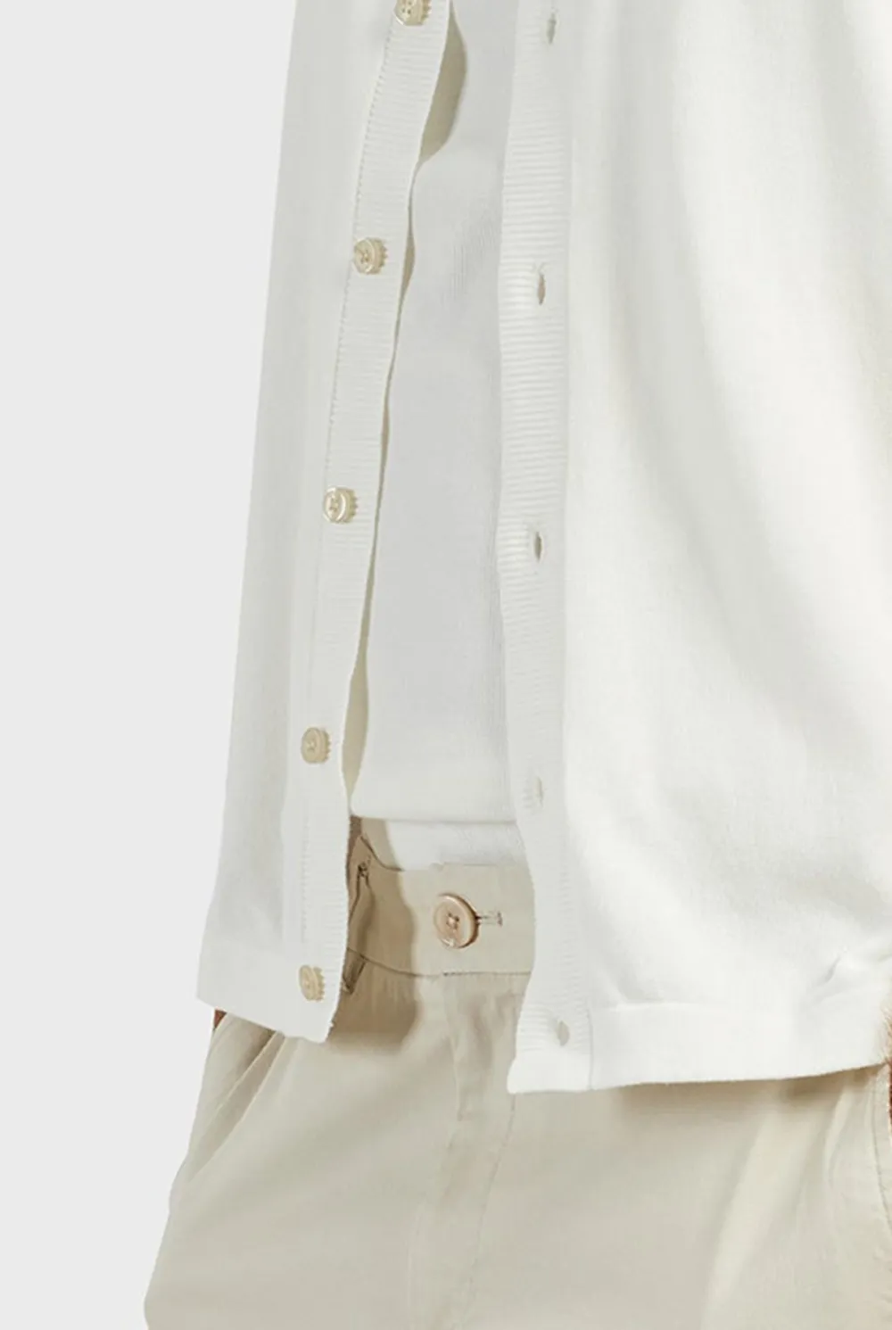 Jackson Knit SS Shirt- Winter white