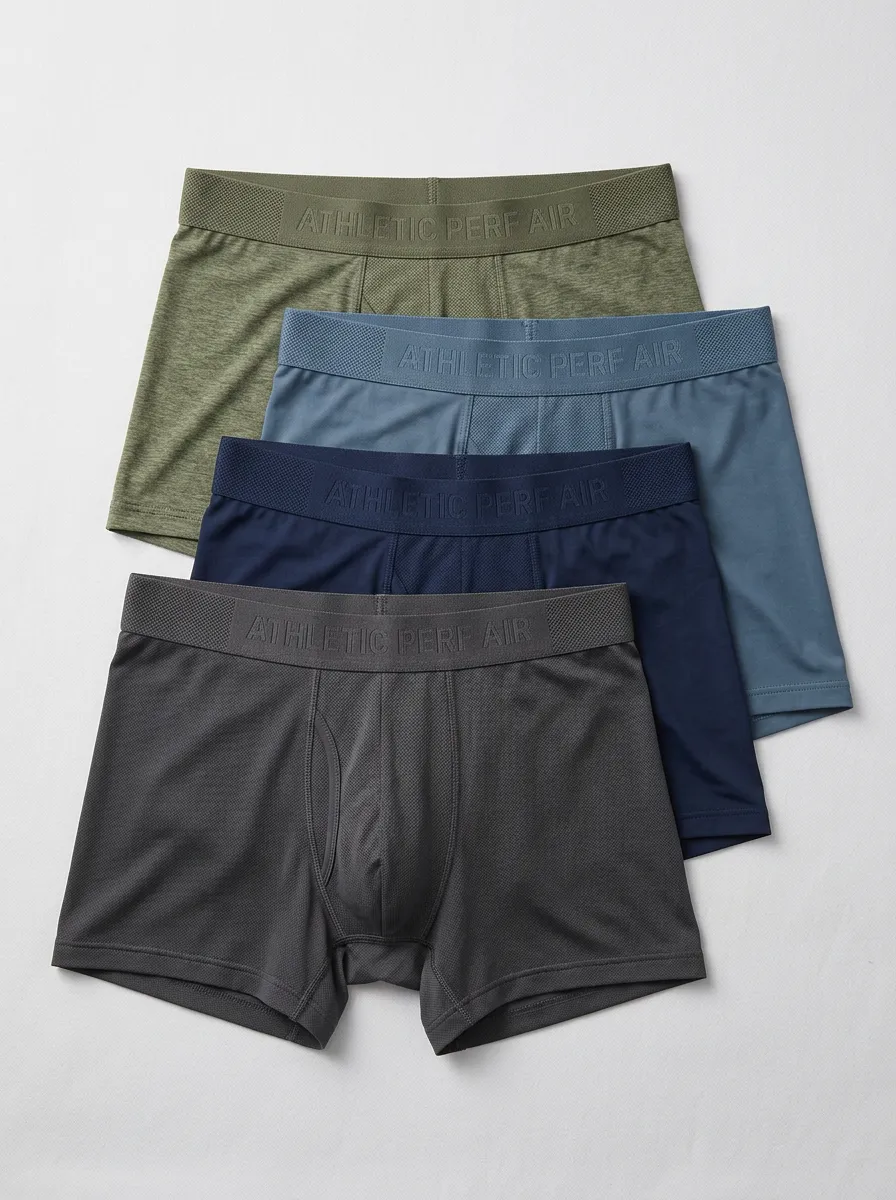 Practical Casual Look Men' Four Pack Boxer Briefs