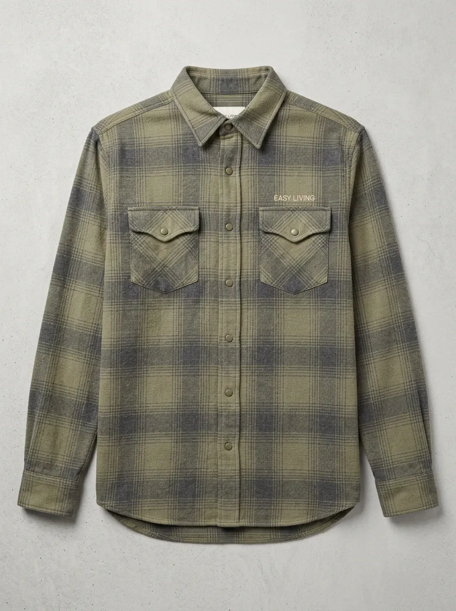 Heritage Plaid Long-Sleeve Men's Long-Sleeve Shirt