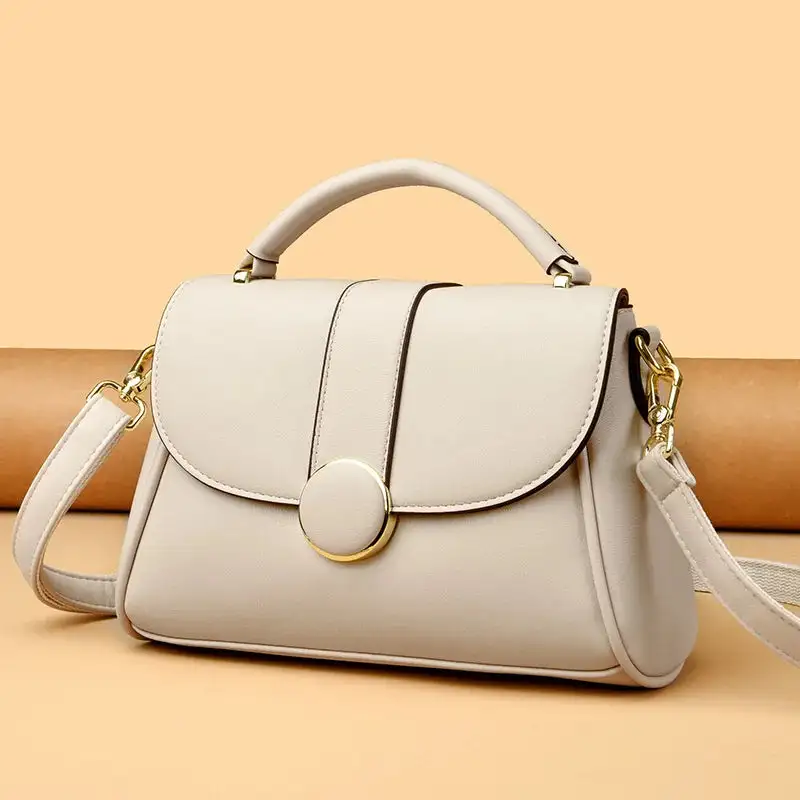 Chic Square Crossbody & Shoulder Bag – Premium Microfiber Synthetic Leather