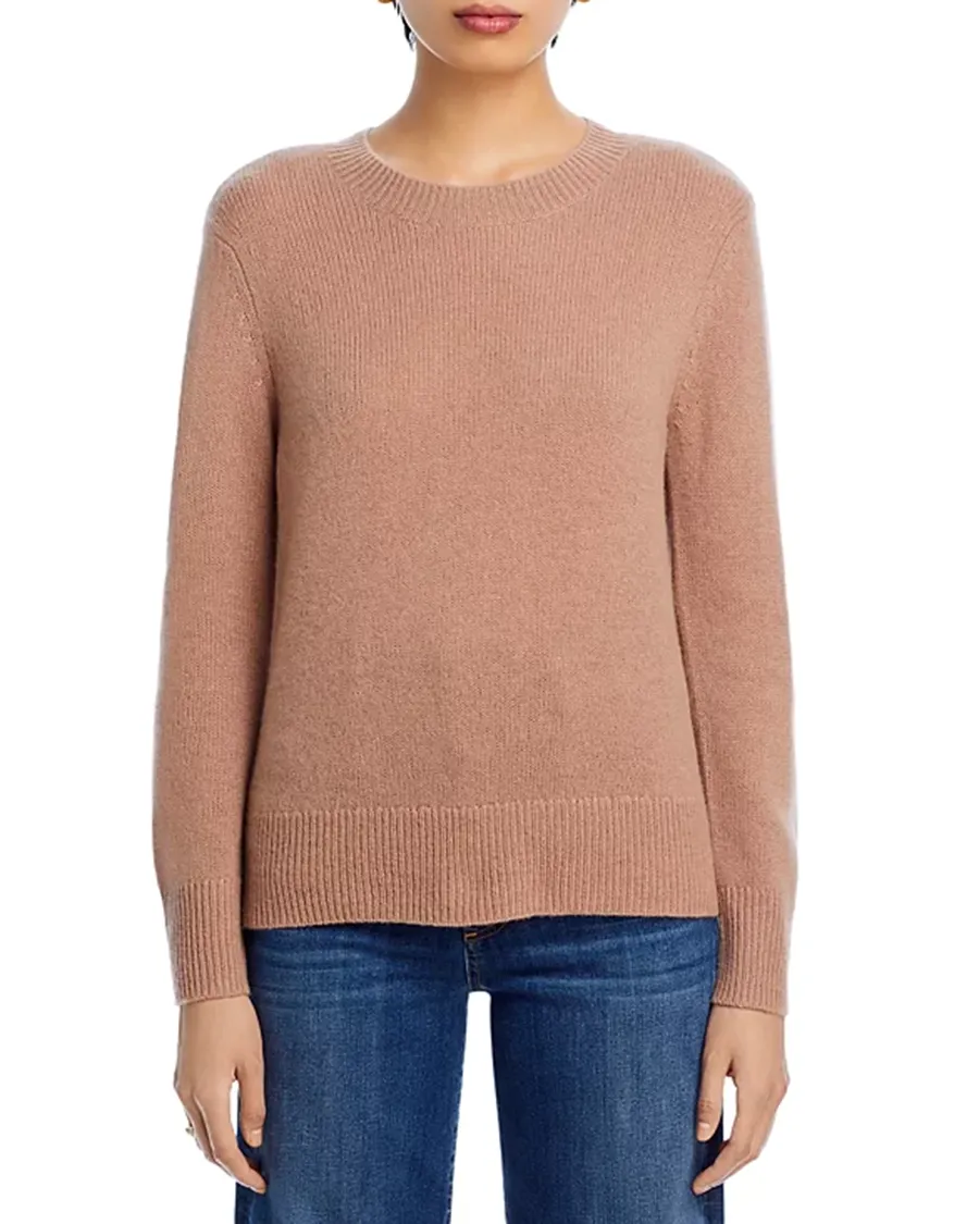 Cashmere Crewneck Long Sleeves Sweater