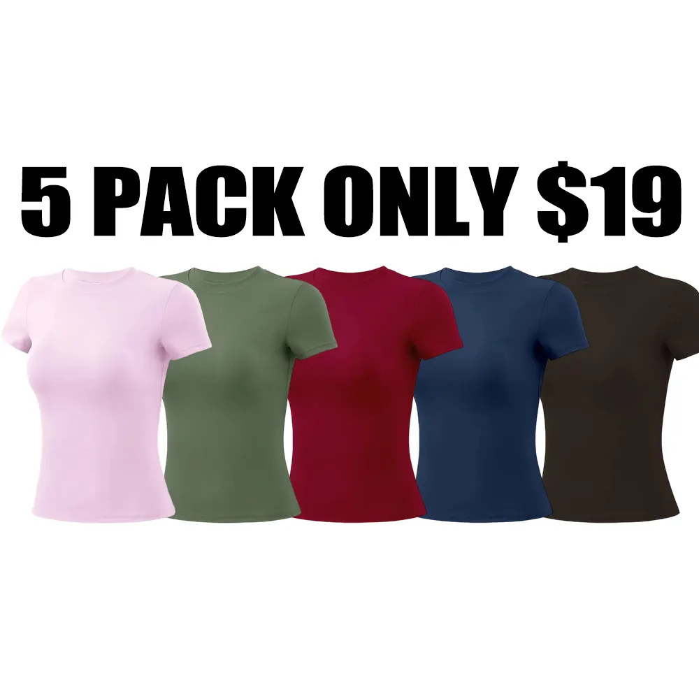Women's Athletic Wear Sporty Style Clothes gym shirts workout tops