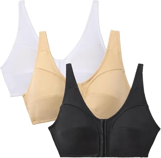 3PC-Seamless Breathable Gathered Thin Jelly Strip Bra Without Steel Ring