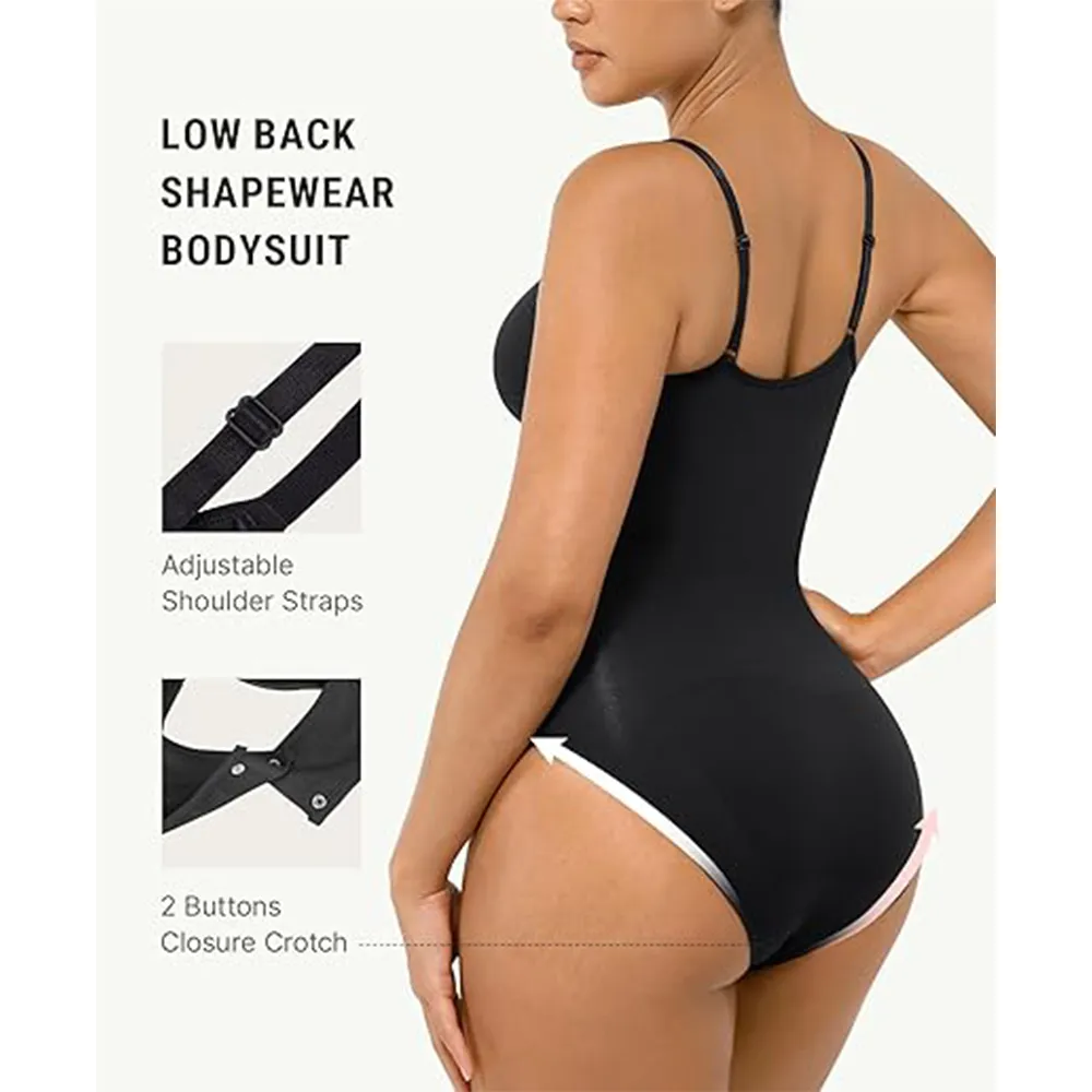 Women's Seamless Slimming Thong Bodysuit Jumpsuit