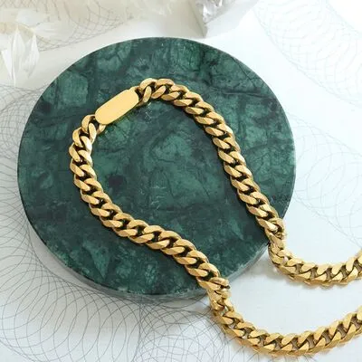 K Plated Chain Necklace