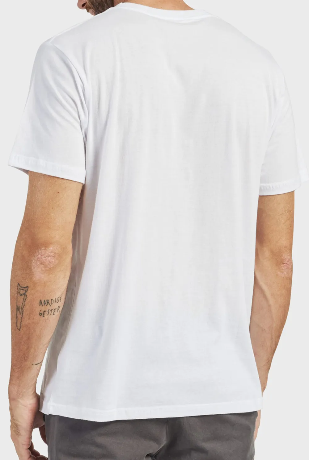 Black Short Sleeve Crew Neck Tee