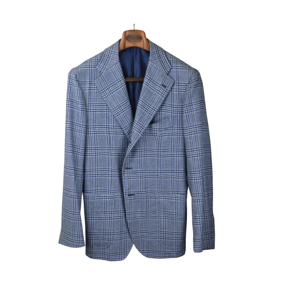 Refined Patterned Cashmere Blazer Jacket