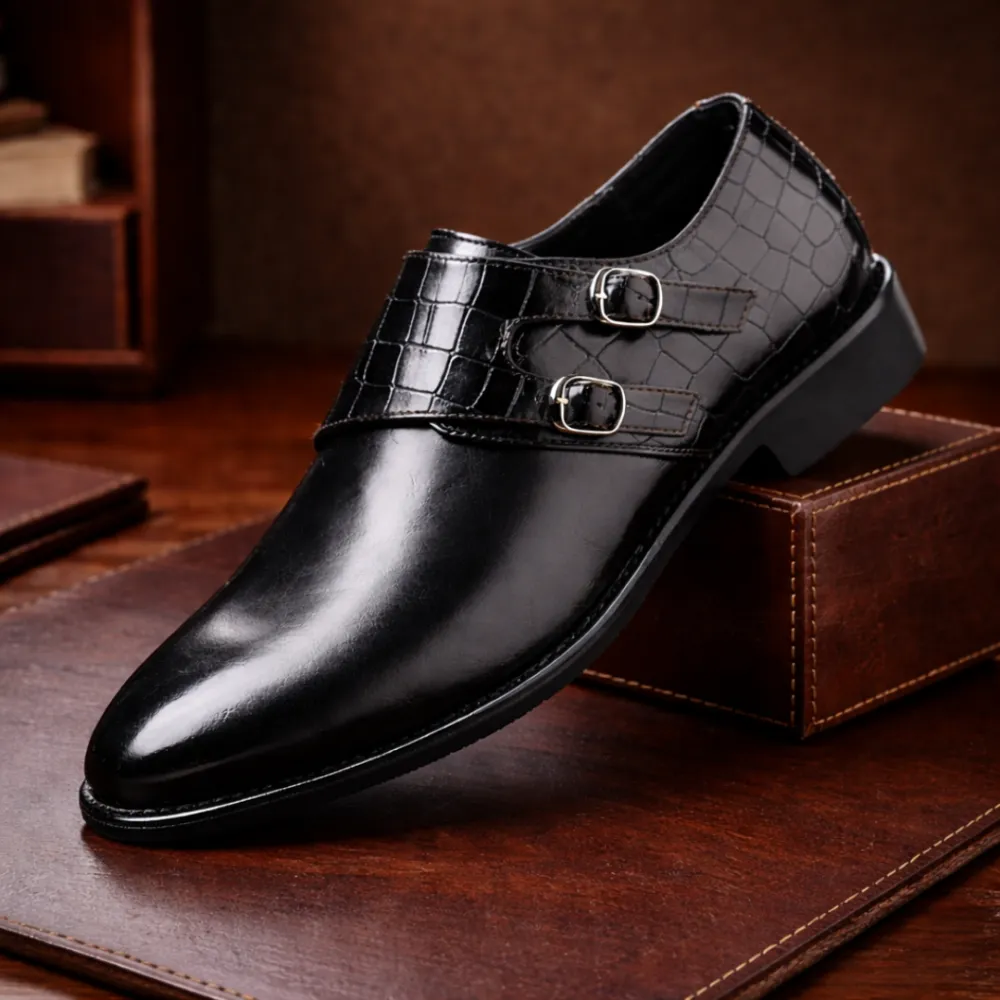 Textured Leather Shoes