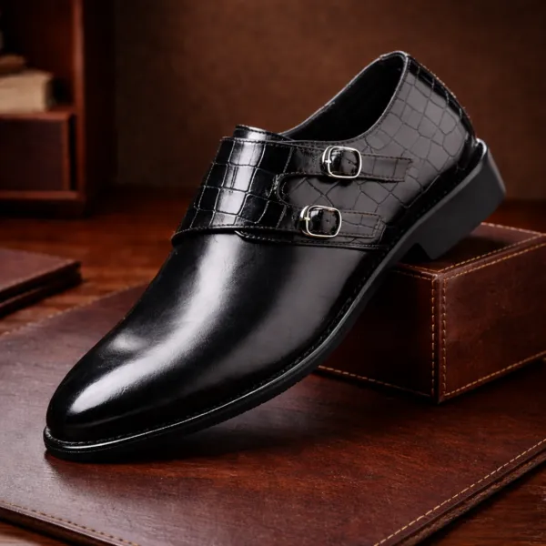 Textured Leather Shoes