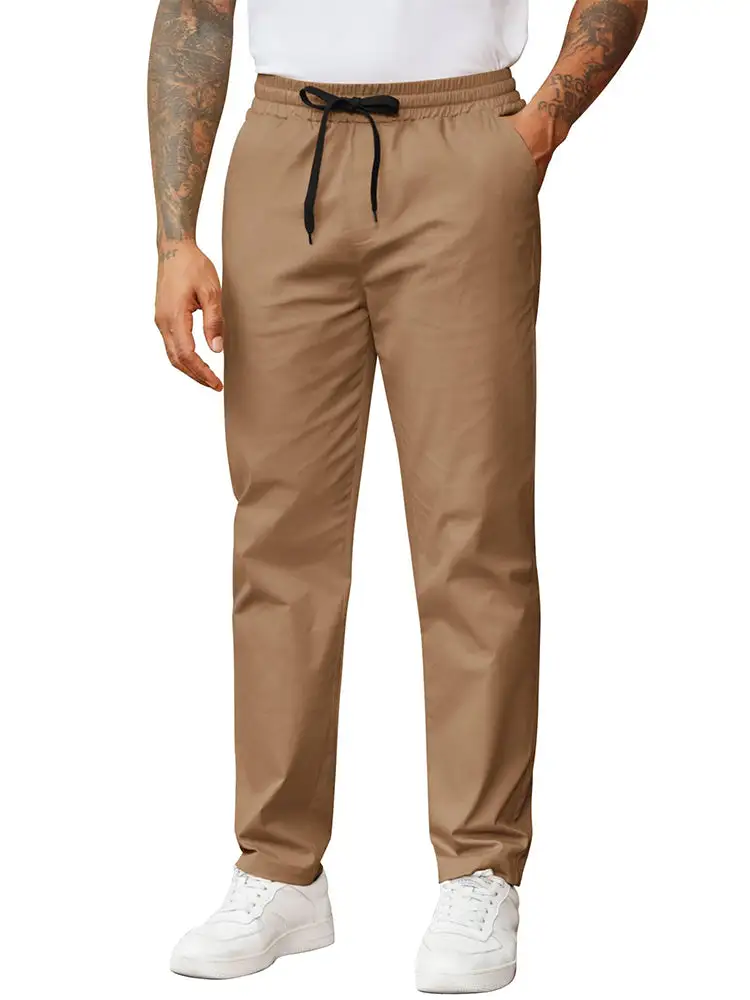 Utility Drawstring Waist Chino Pants