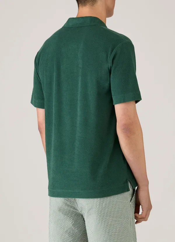 Clean Everyday Regular Fit Cotton Towelling Short Sleeve Polo Shirt