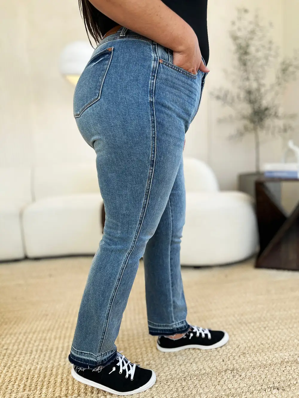 Classic Mid Rise Denim Jeans